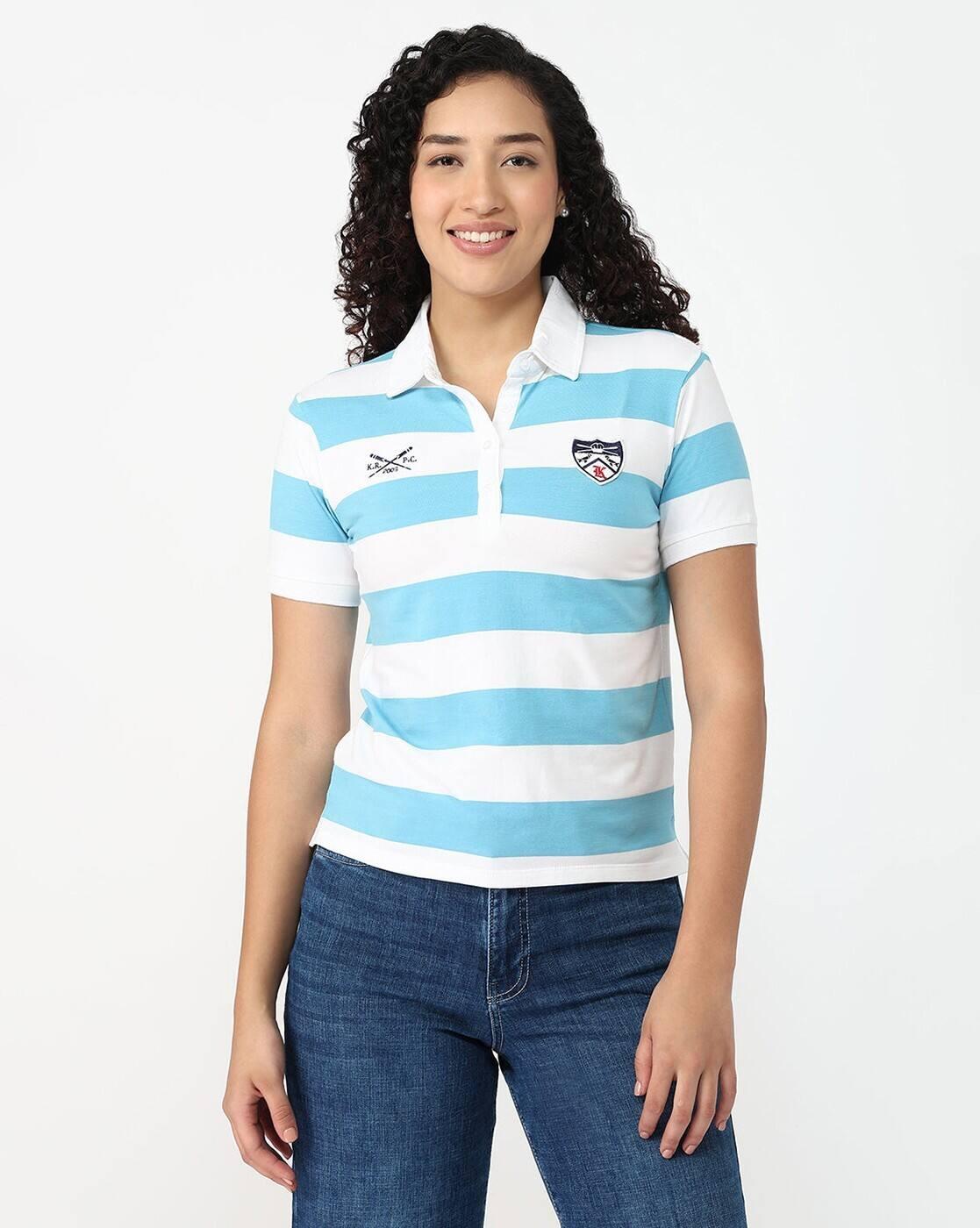 Women Striped Slim Fit T-Shirt