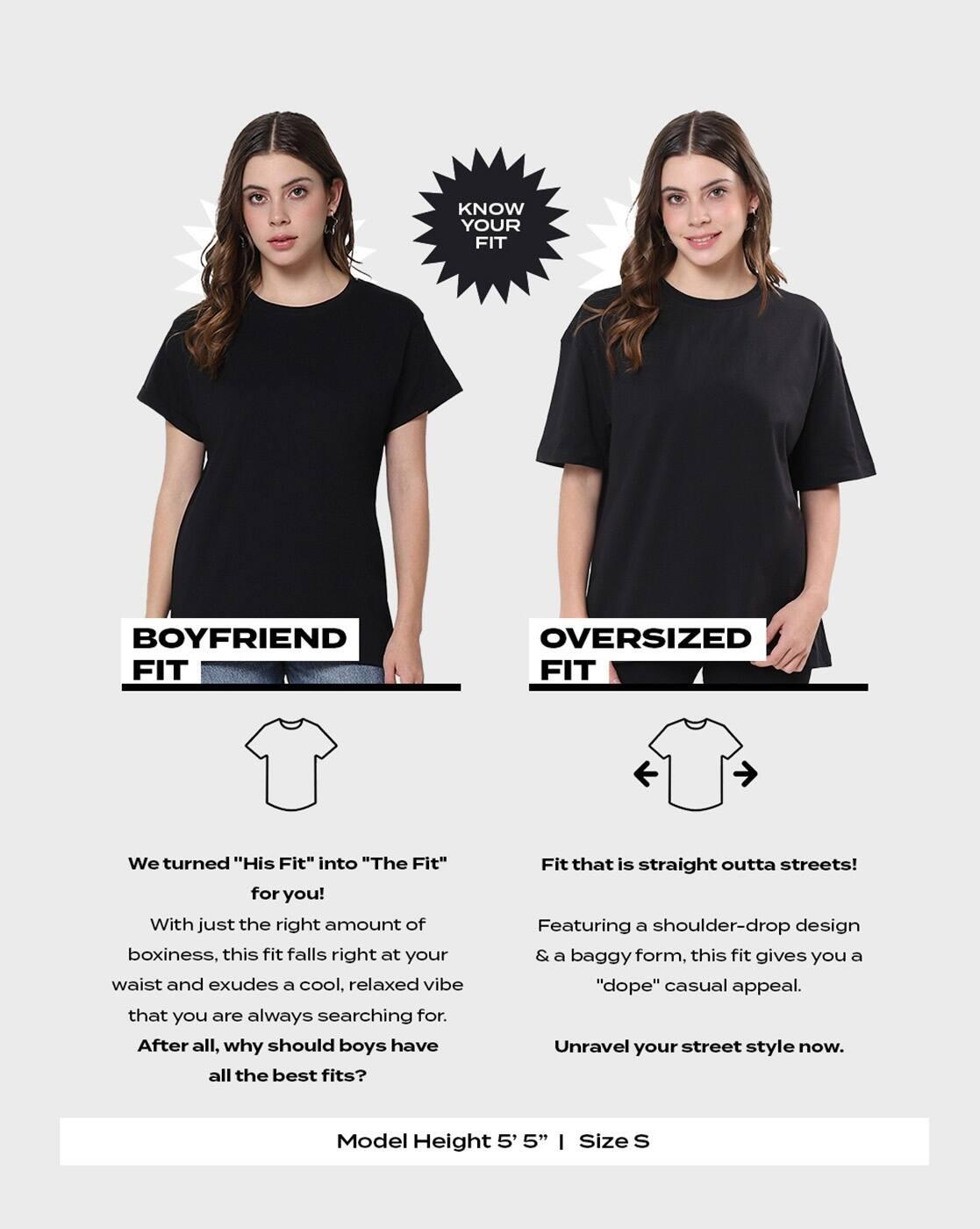 Women Superman - DC Superman Graphic Print Oversized Fit T-Shirt