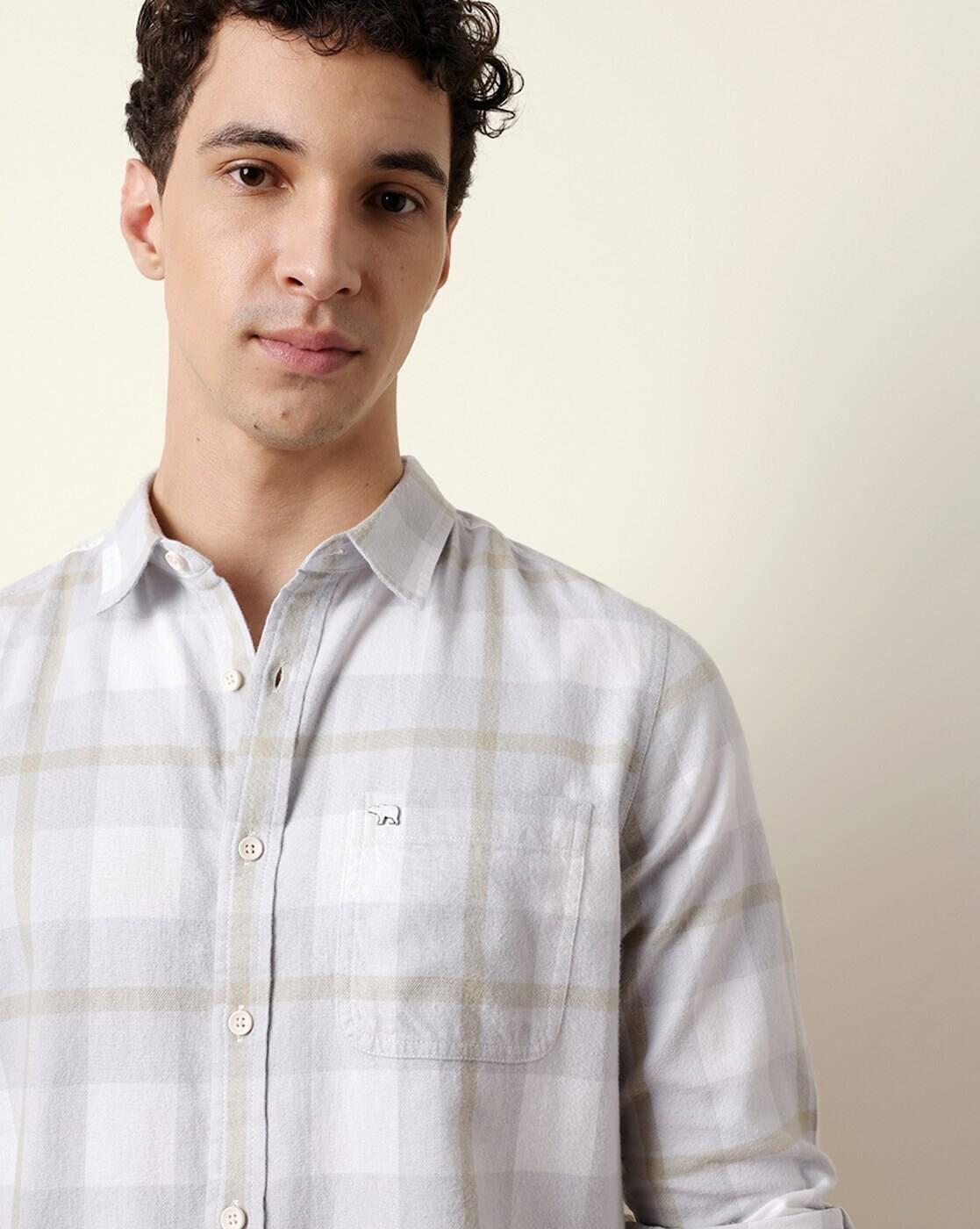 Cotton Checked Regular Fit Shirt