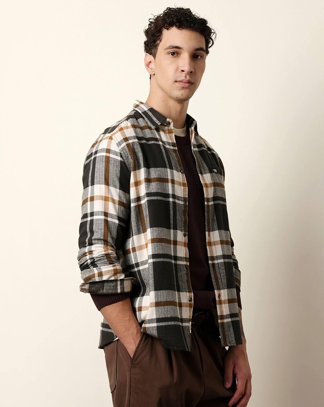 Cotton Checked Regular Fit Shirt
