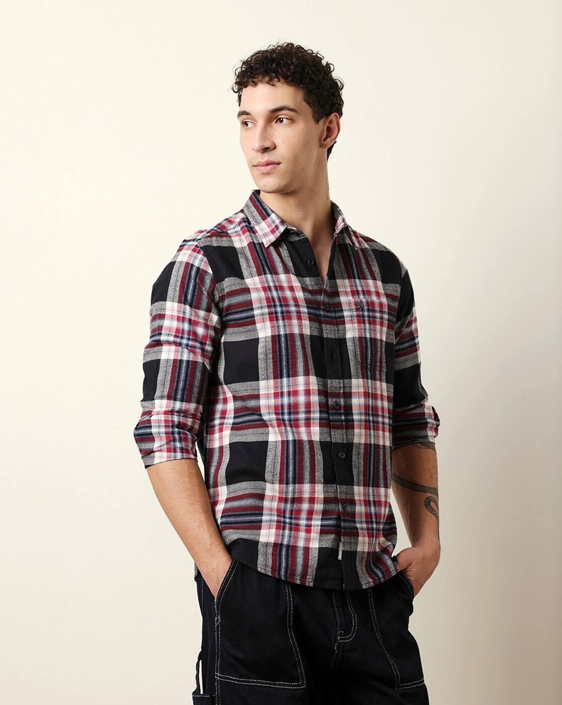 Cotton Checked Regular Fit Shirt