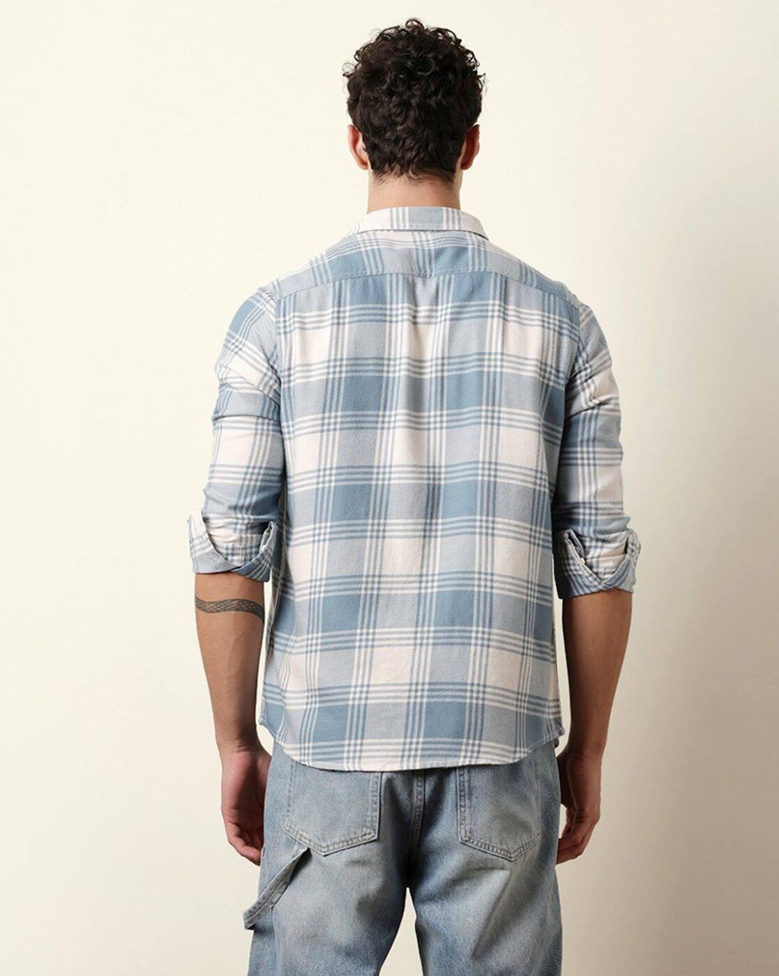 Cotton Checked Regular Fit Shirt