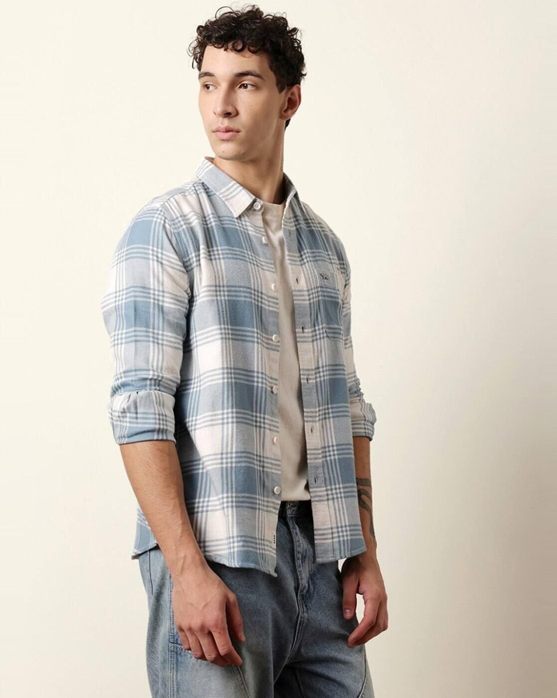 Cotton Checked Regular Fit Shirt