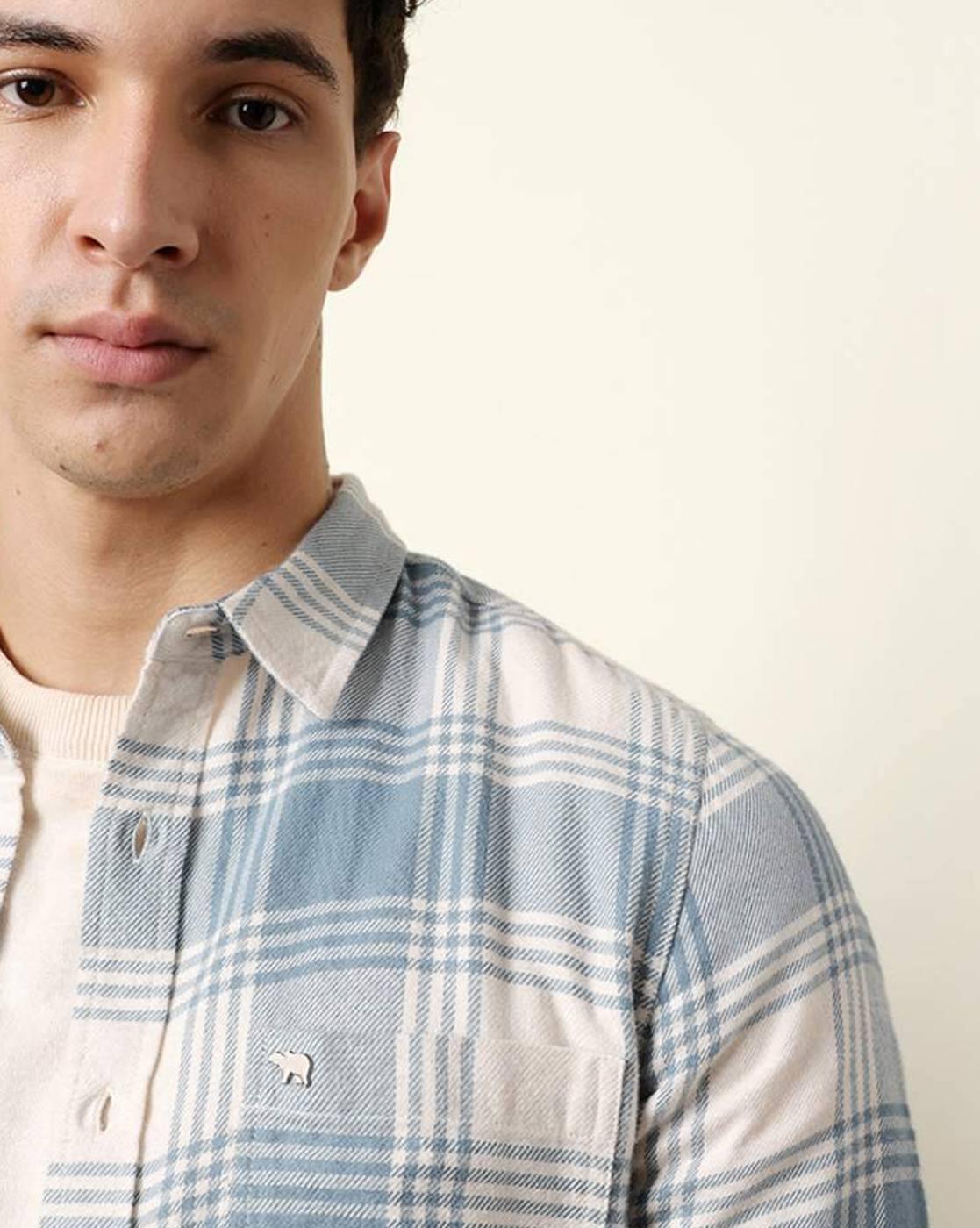 Cotton Checked Regular Fit Shirt