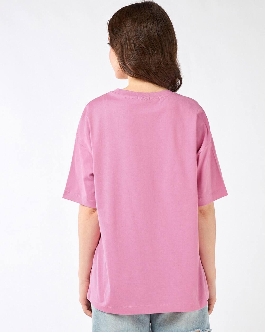 Women Graphic Print Oversized Fit T-Shirt