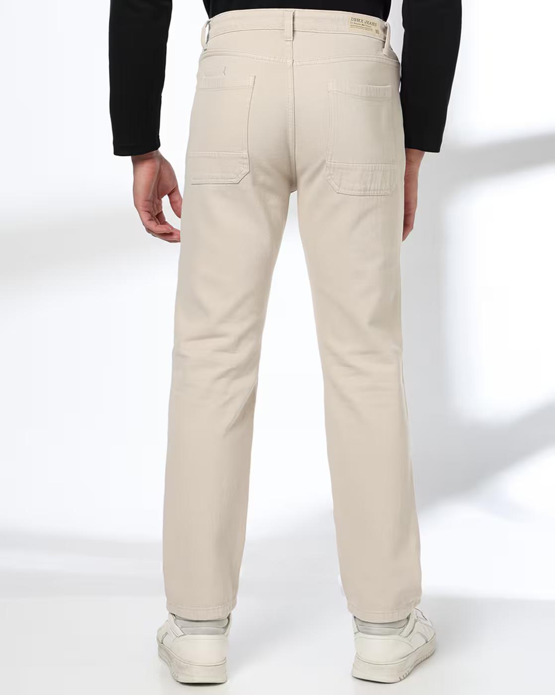Men Mid-Rise Straight Jeans