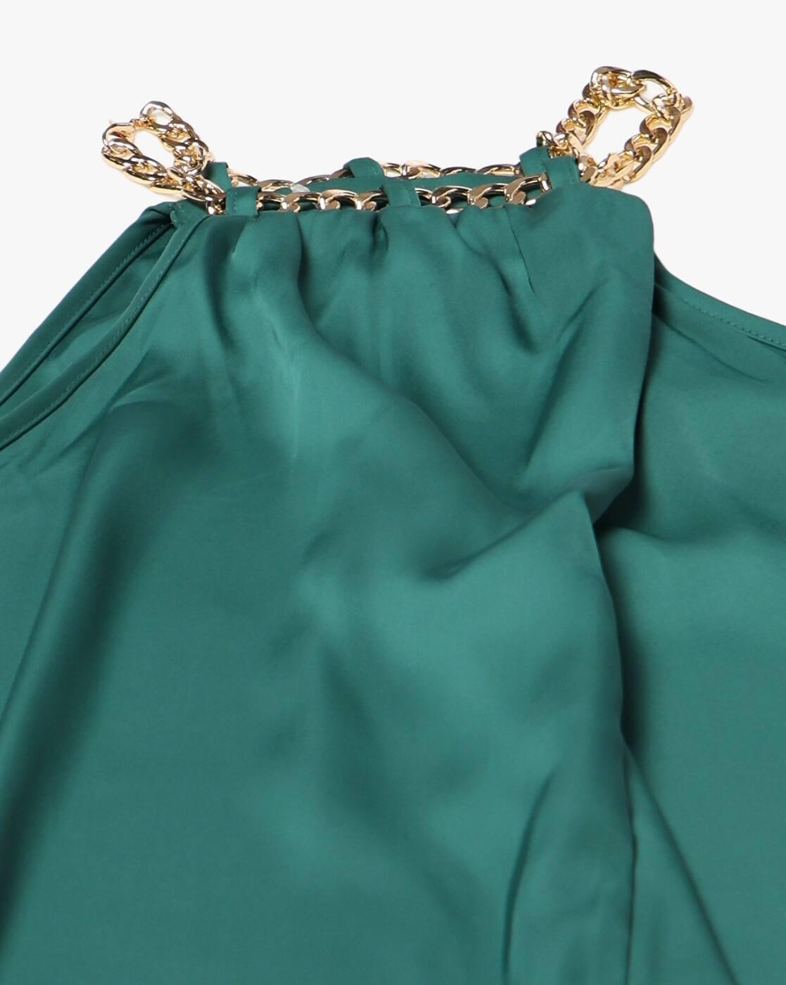 Women Regular Fit Halter-Neck Top