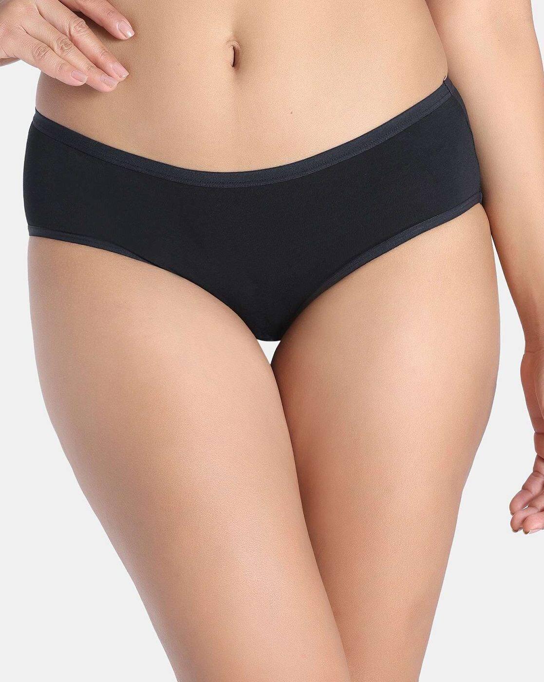 Pack Of 3 Low Rise Full Coverage Hipster Panties