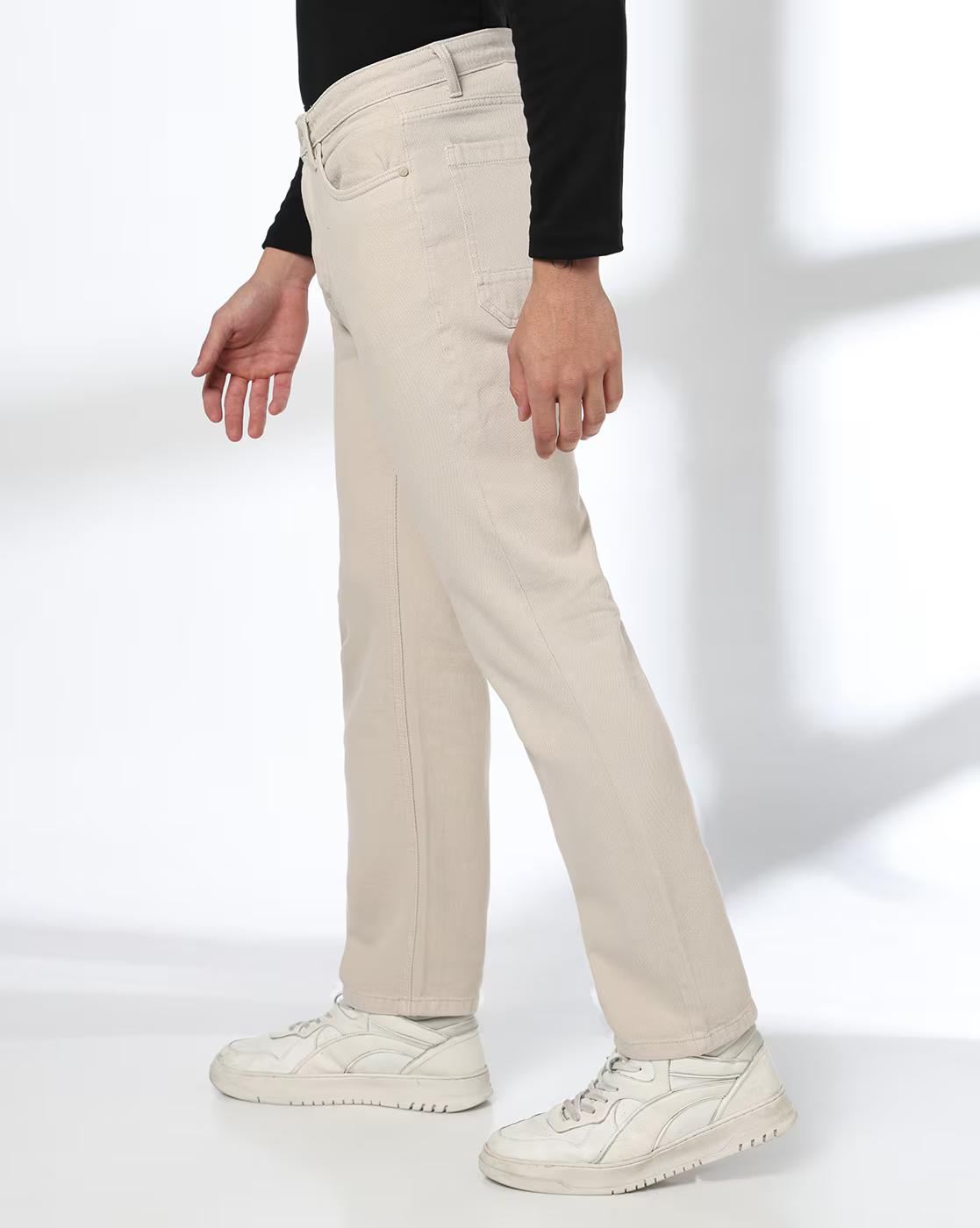 Men Mid-Rise Straight Jeans