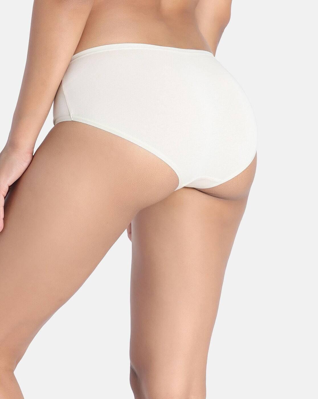 Pack Of 3 Low Rise Full Coverage Hipster Panties