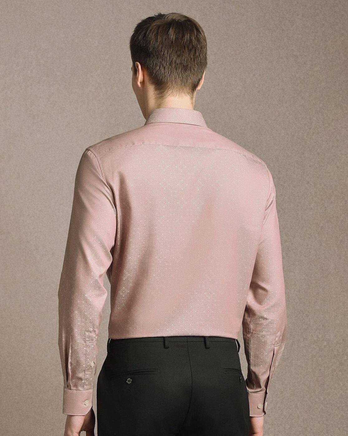 Men Regular Fit Shirt with Full Sleeves