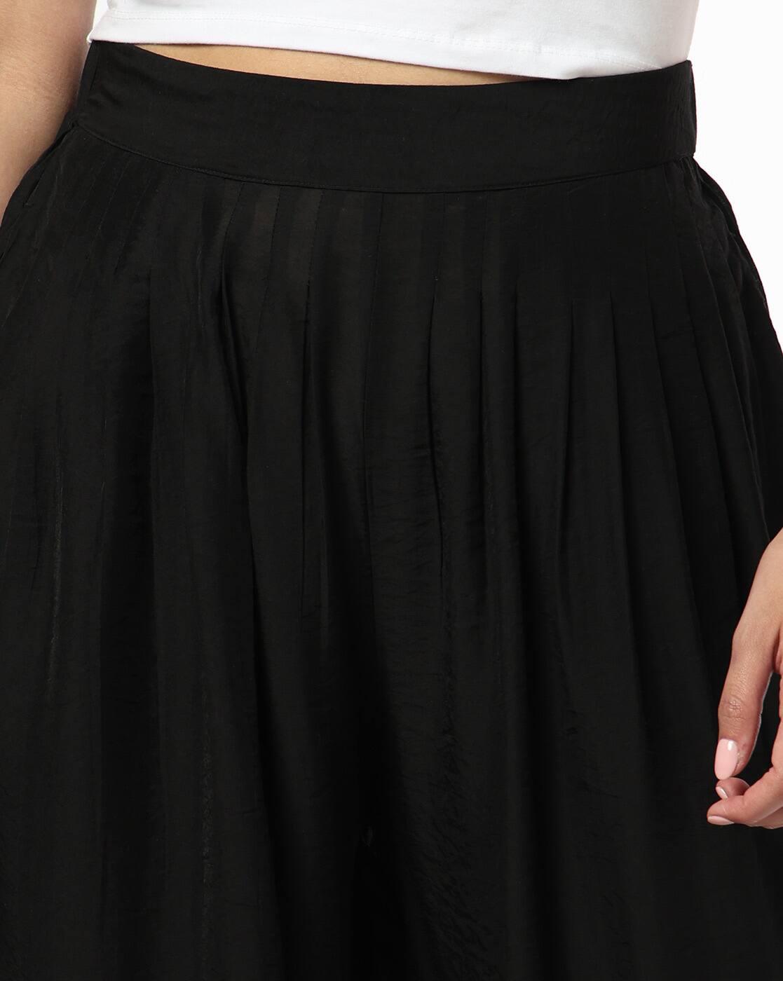 Women Pleated Balloon Fit Trousers