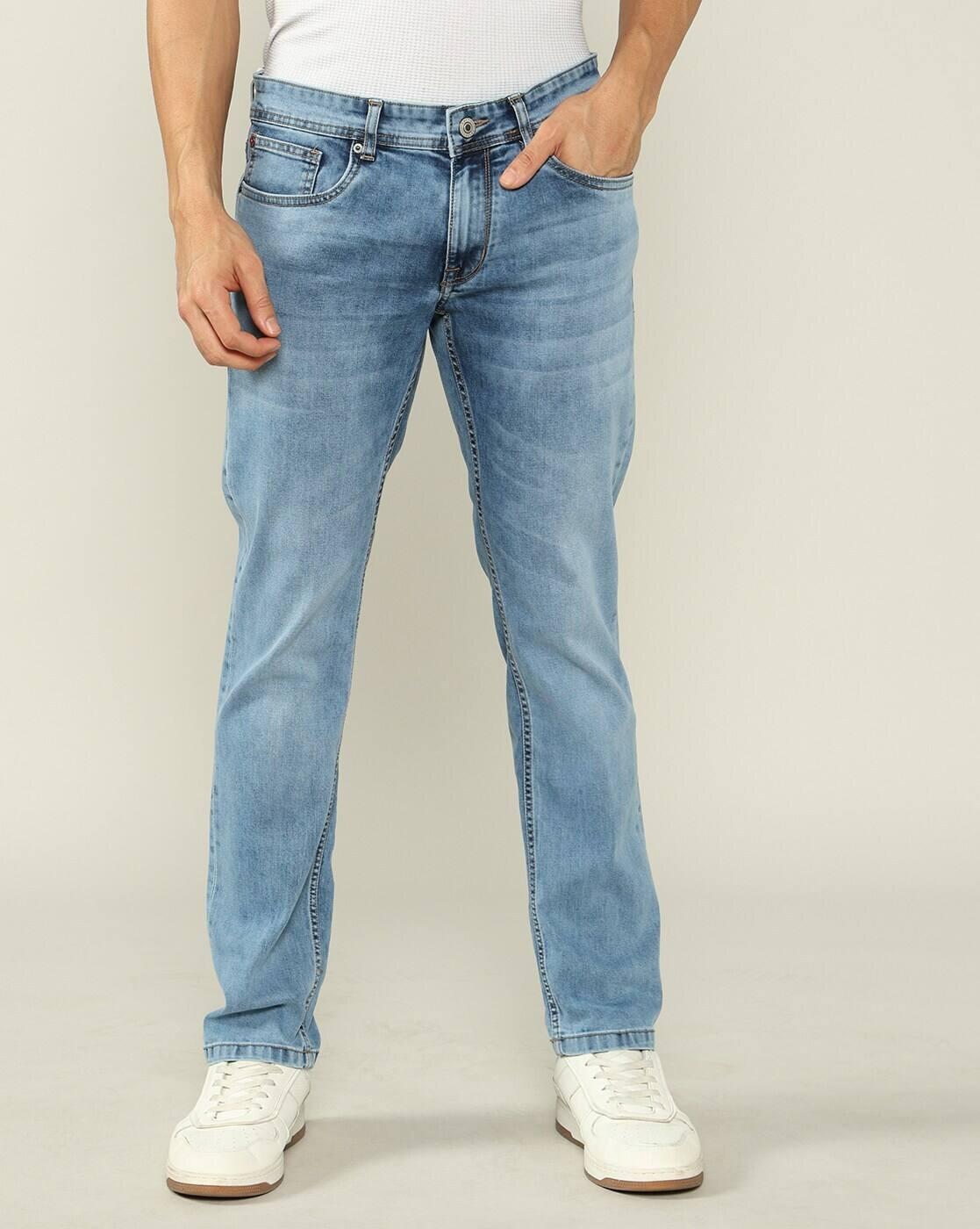 Men Low-Rise Slim Fit Stretch Jeans