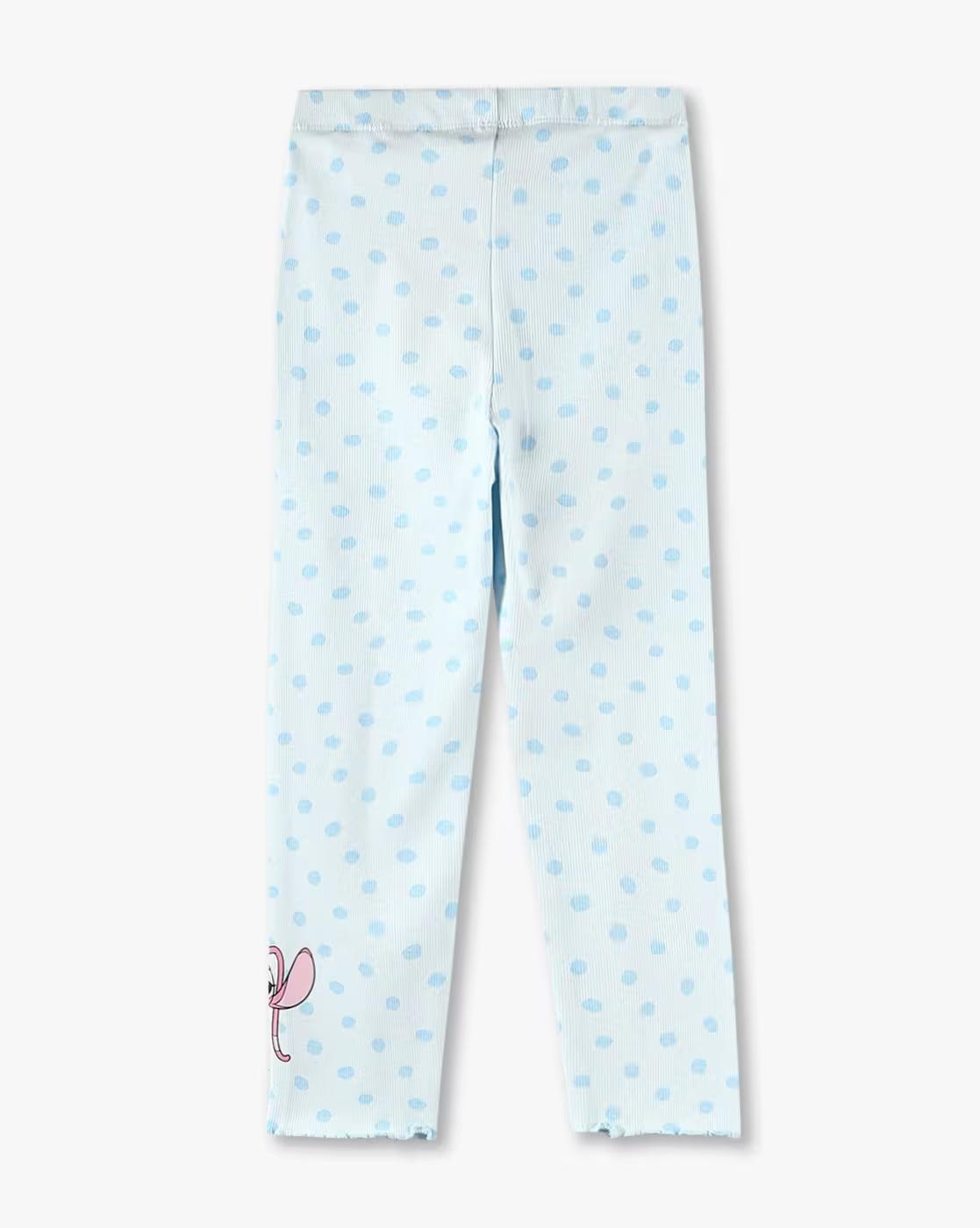 Girls Stitch & Anjel Polka-Dot Print Leggings