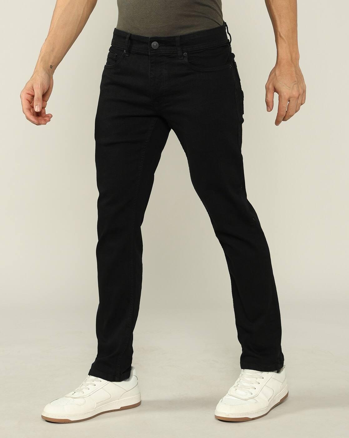 Men Low-Rise Slim Fit Stretch Jeans