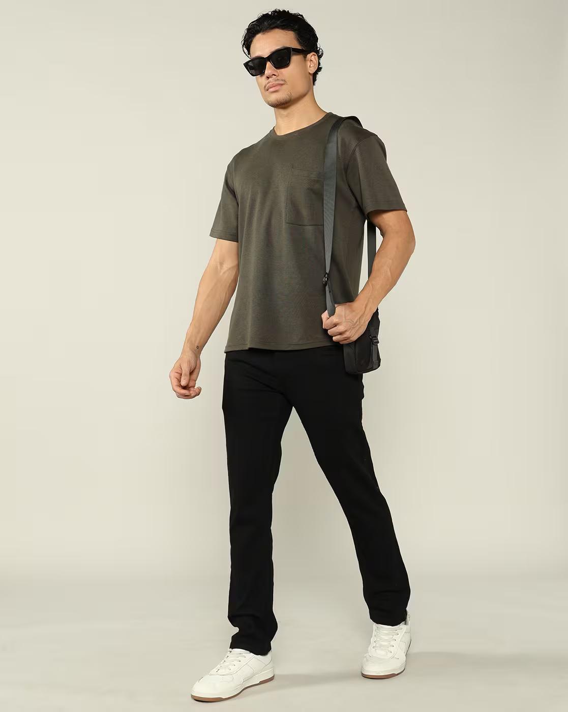 Men Low-Rise Slim Fit Stretch Jeans