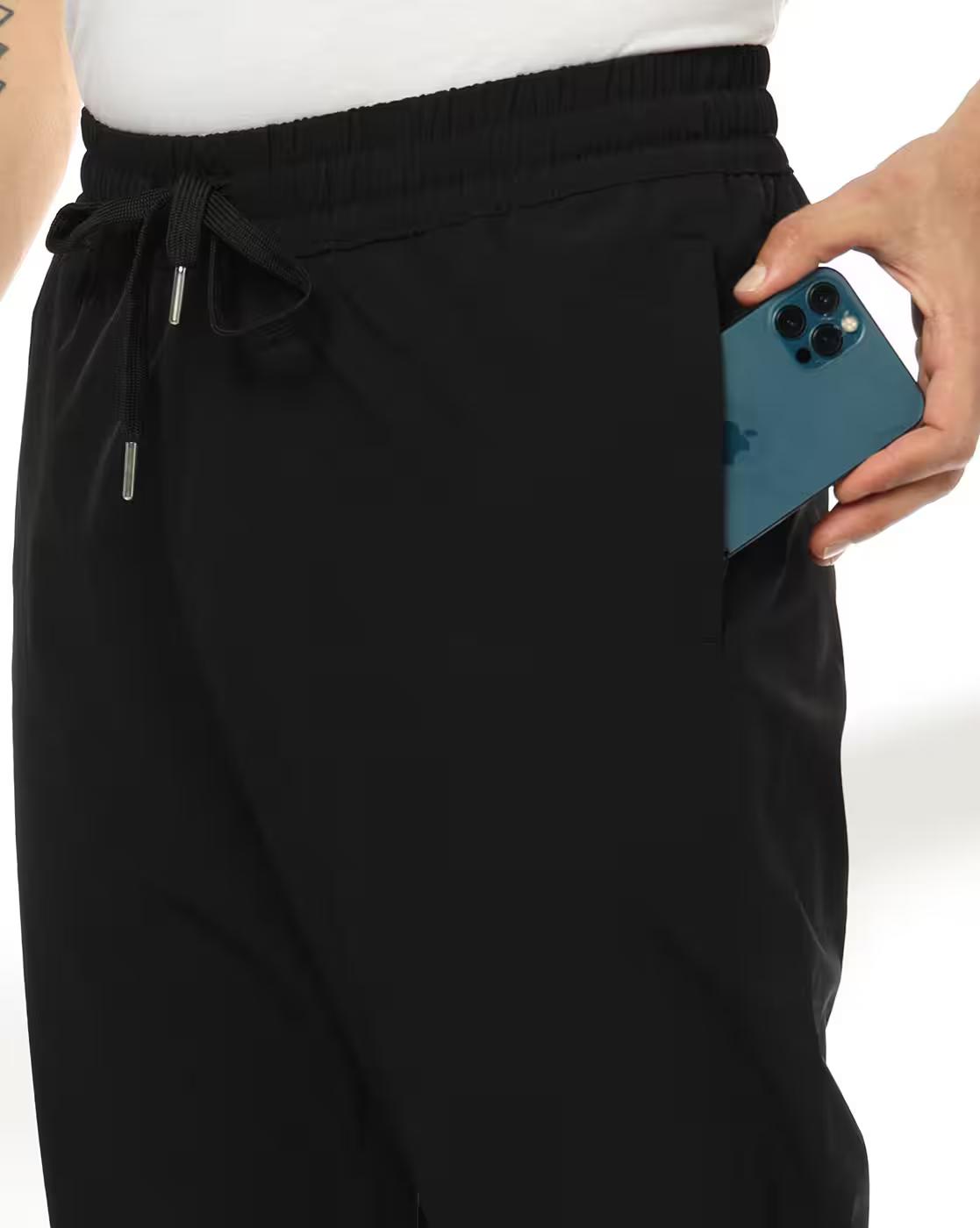 Men Relaxed Fit Track Pants with Insert Pockets