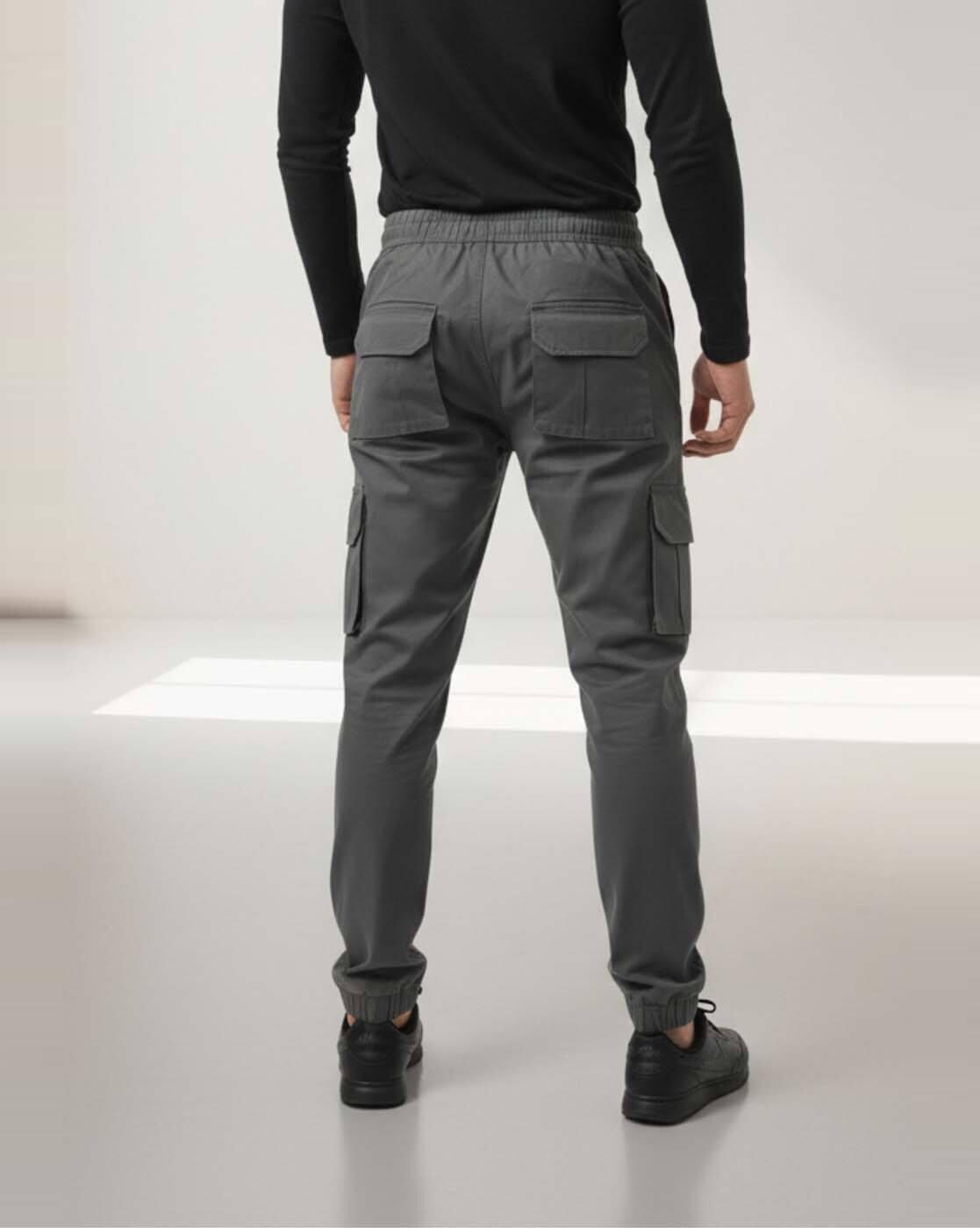 Men Relaxed Fit Mid-Rise Cargo Pants