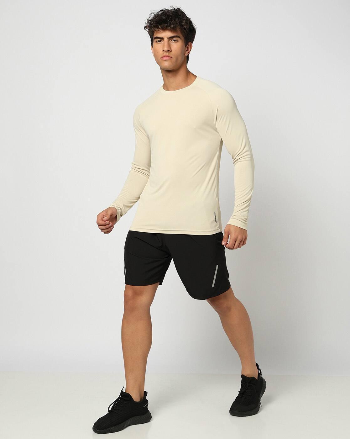 Men Regular Fit Crew-Neck T-Shirt