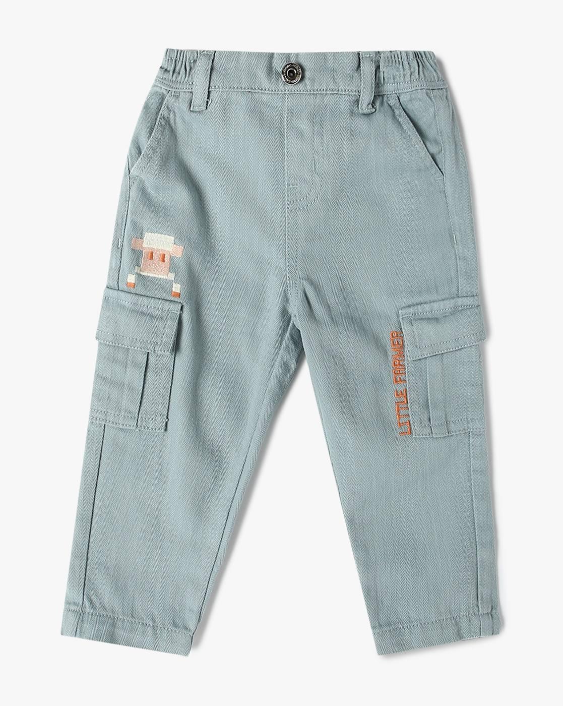 Boys Regular Fit Farmer Cargo Pants