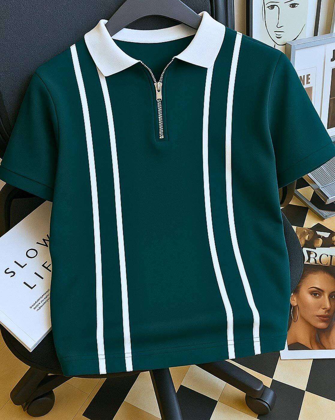Men Regular Fit Polo T-Shirt