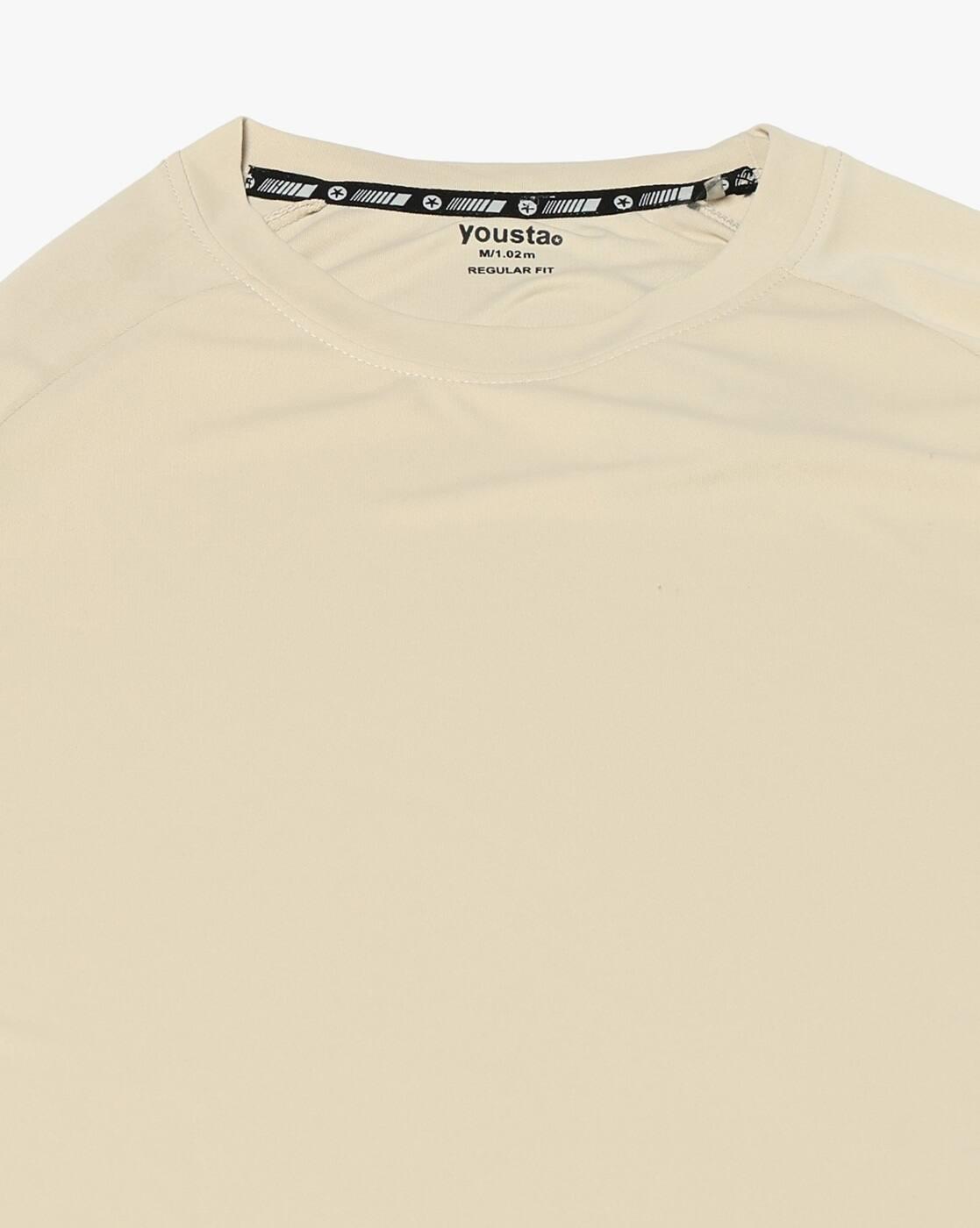 Men Regular Fit Crew-Neck T-Shirt
