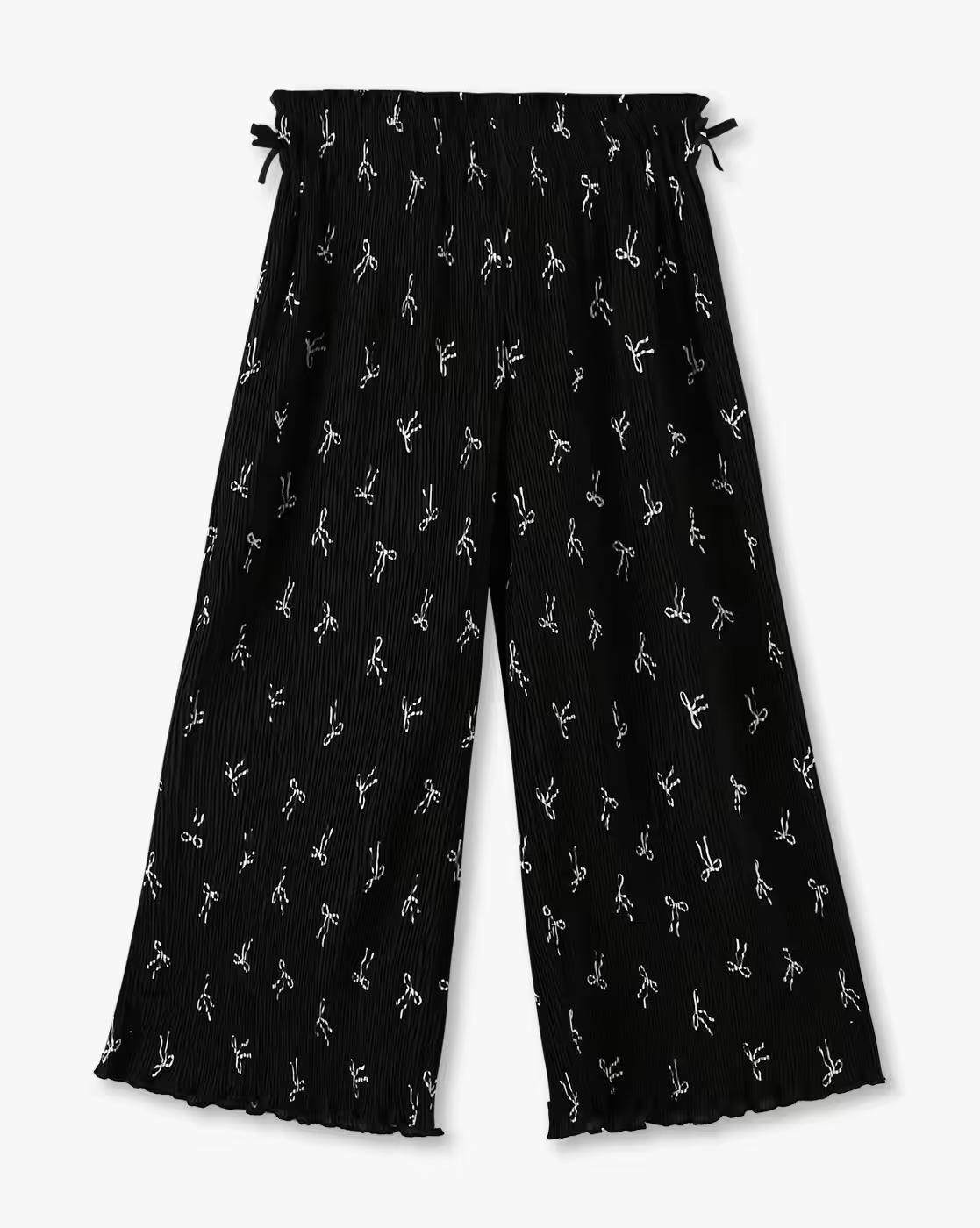 PRINTED CULTTES, BLACK, 11-12Y