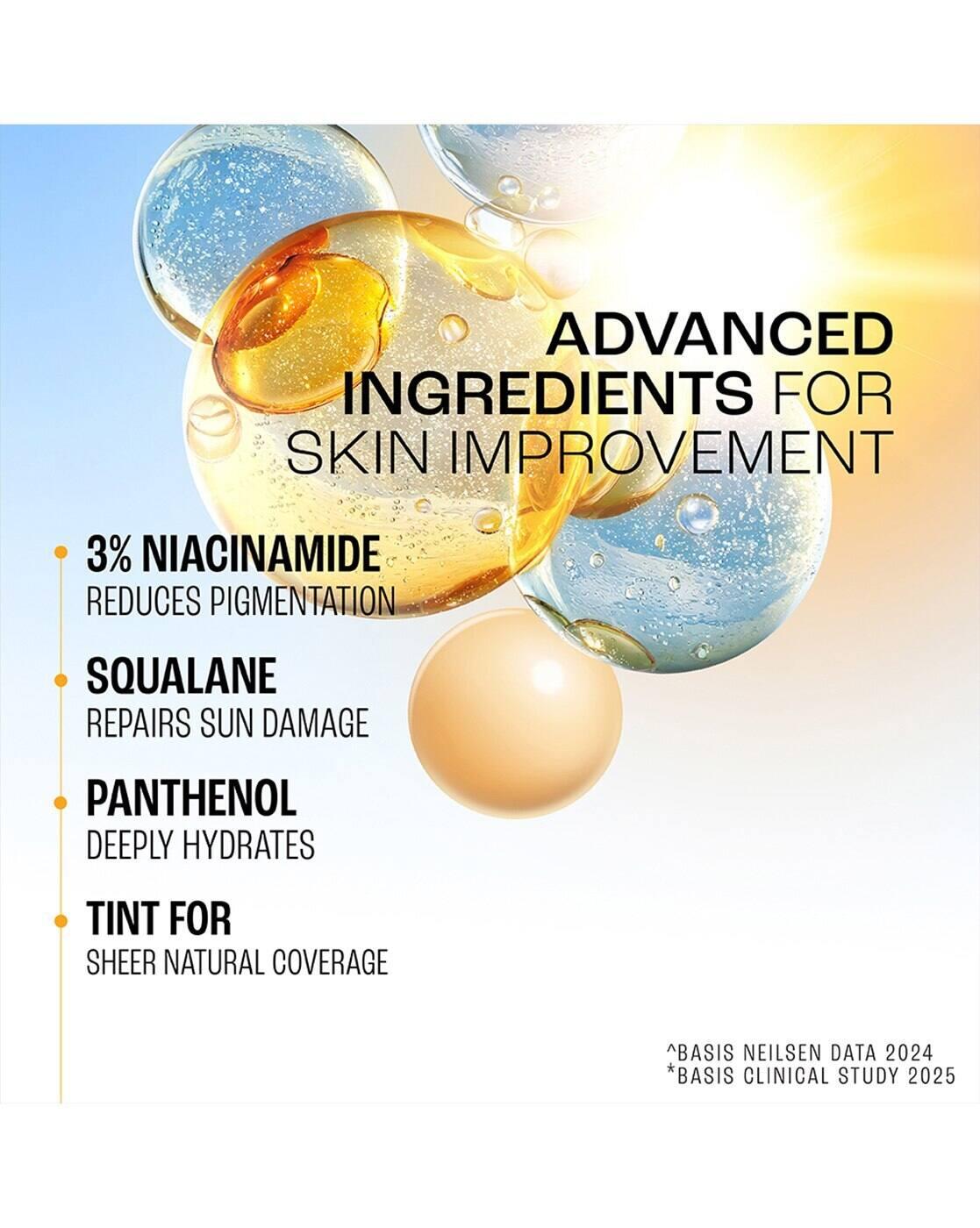 Tinted Sunscreen with Niacinamide for Even Tone Skin Spf 50 Pa++++ No White Cast (50 ml)