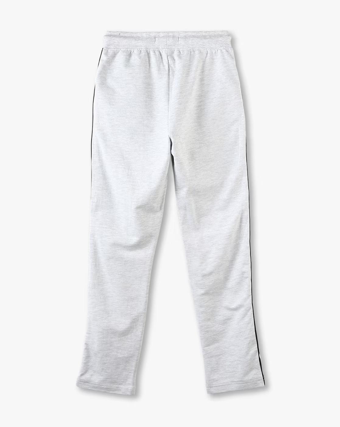 Boys Heathered Straight Track Pants