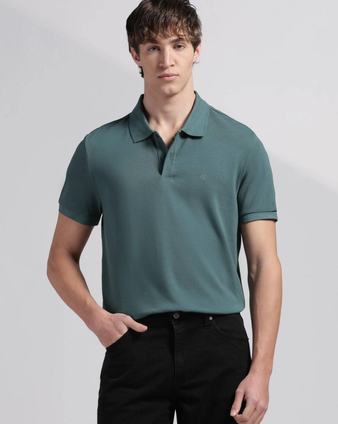 Men Regular Fit Polo T-Shirt