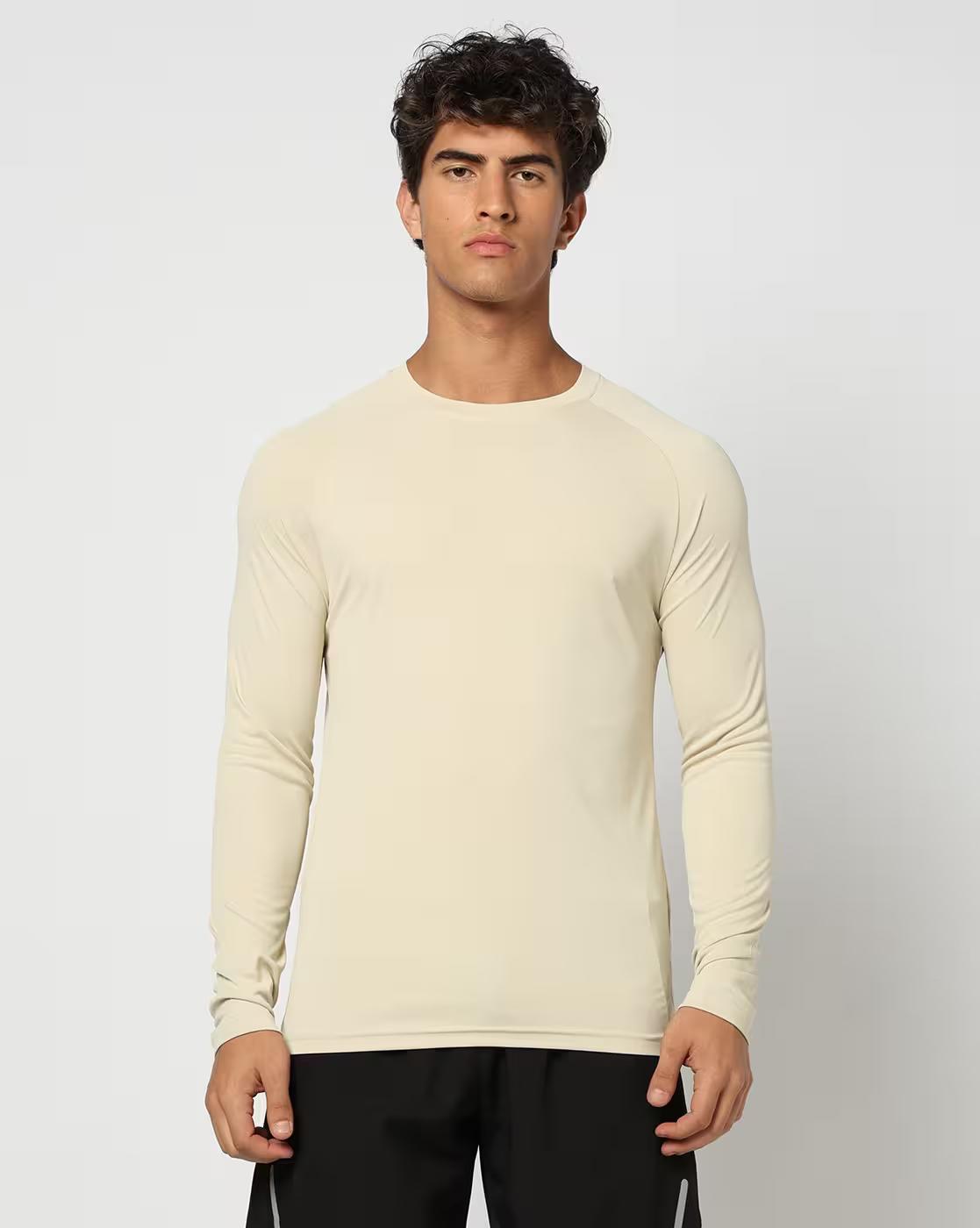 Men Regular Fit Crew-Neck T-Shirt