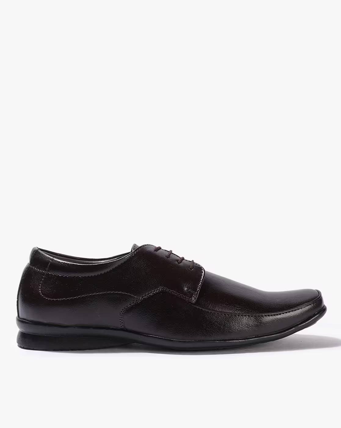 Men Square-Toe Lace-Up Shoes