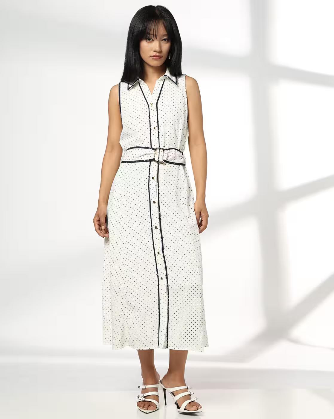 Women Printed Shirt Dress