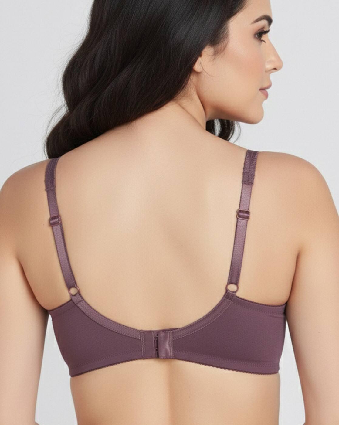Double Layered Non-Wired 3/4Th Coverage T-Shirt Bra