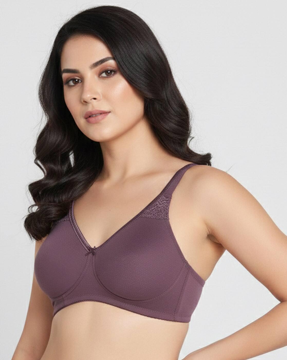 Double Layered Non-Wired 3/4Th Coverage T-Shirt Bra