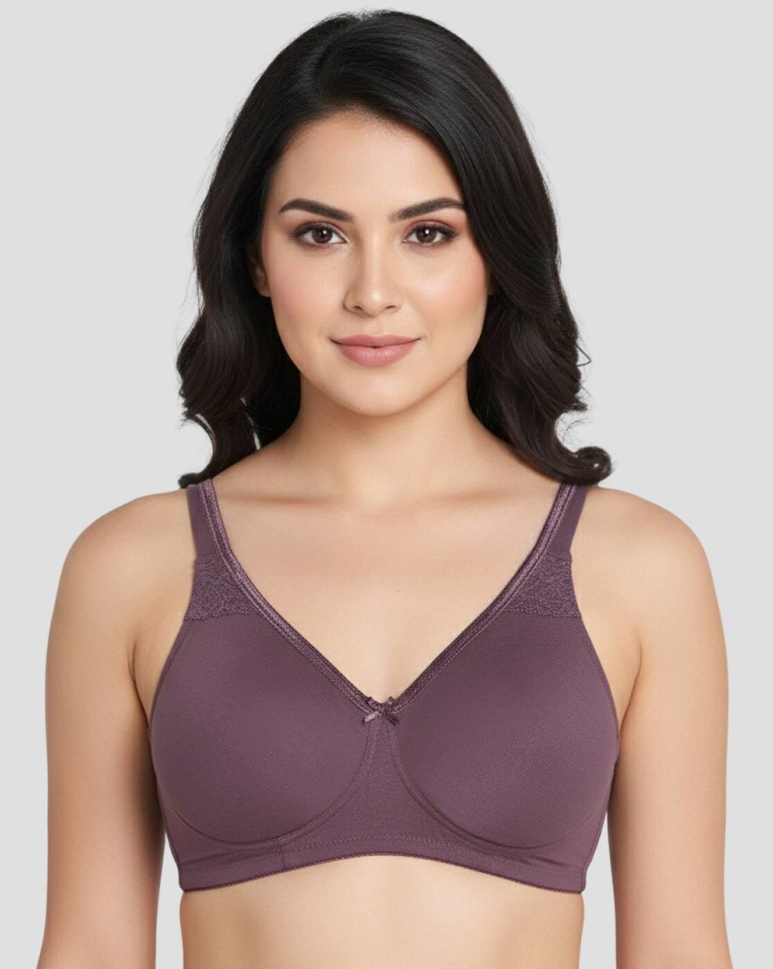 Double Layered Non-Wired 3/4Th Coverage T-Shirt Bra