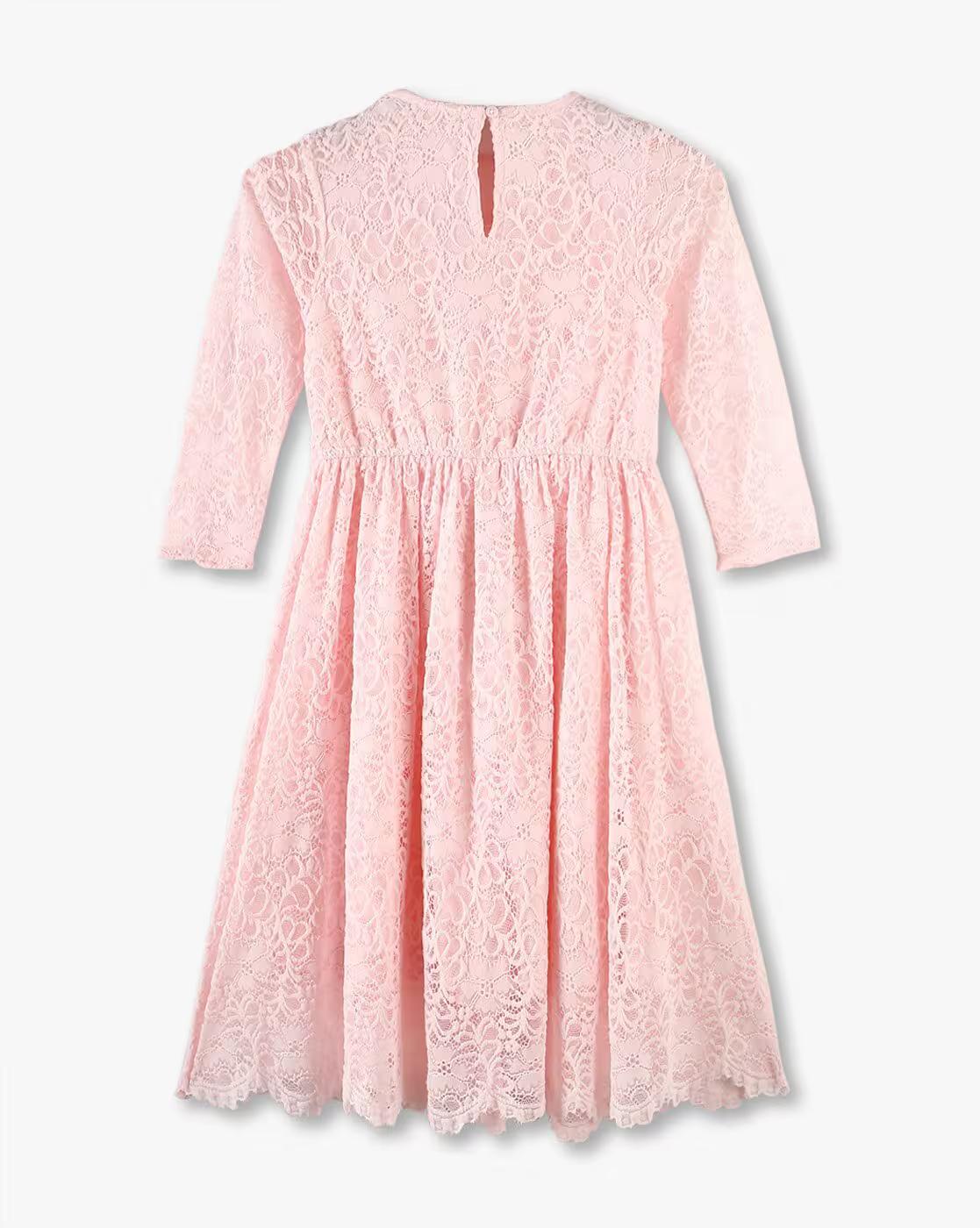 Girls Lace Sheath Dress