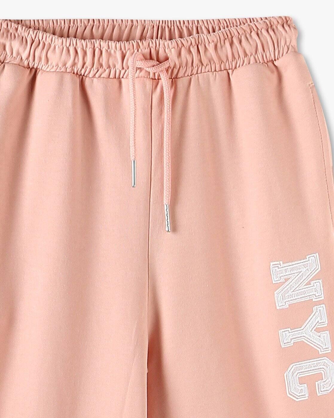 NYC LACE APPLIQUE FLARED, PEACH, 15-16Y
