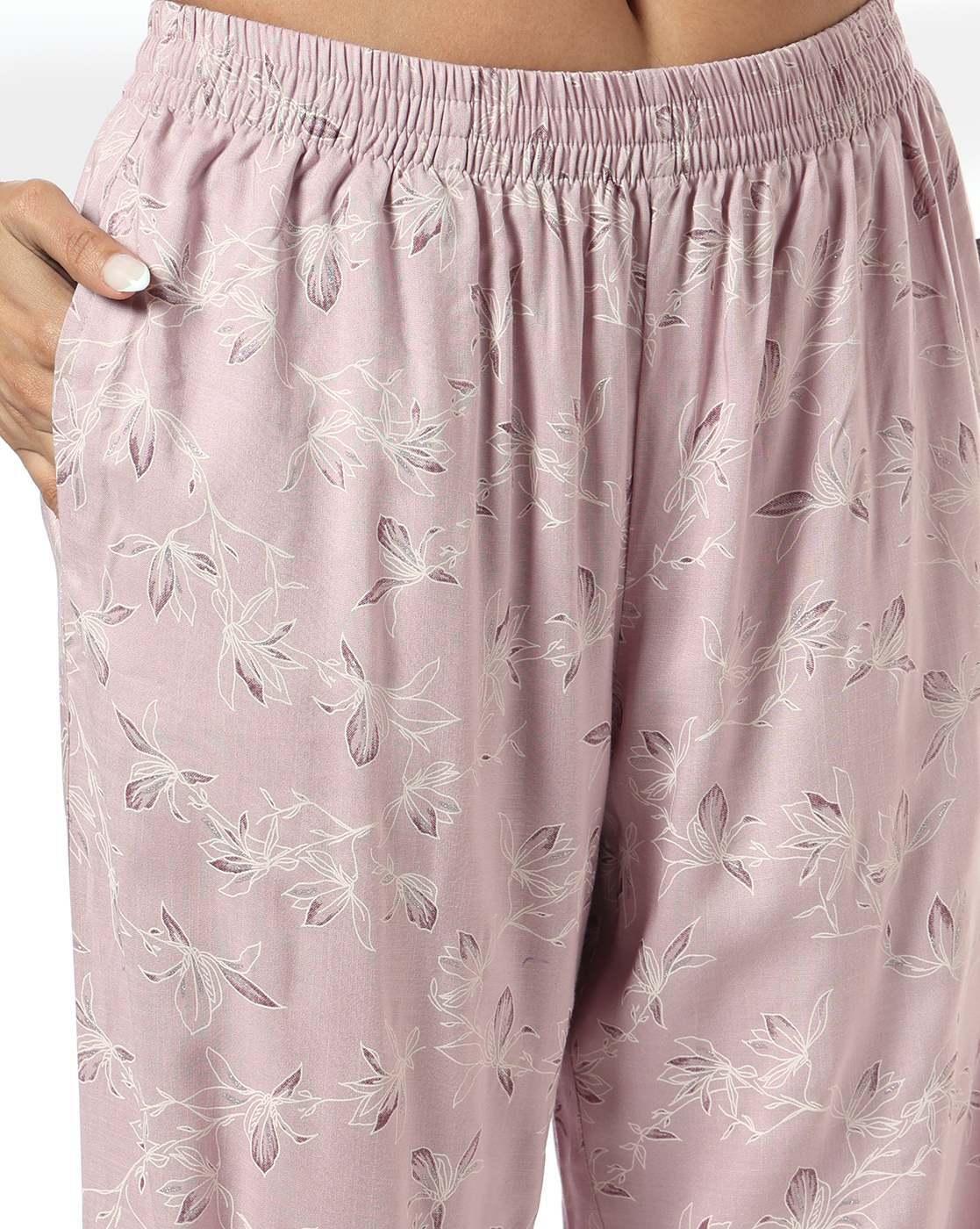 Women Floral Print Straight Kurta Bottom Set