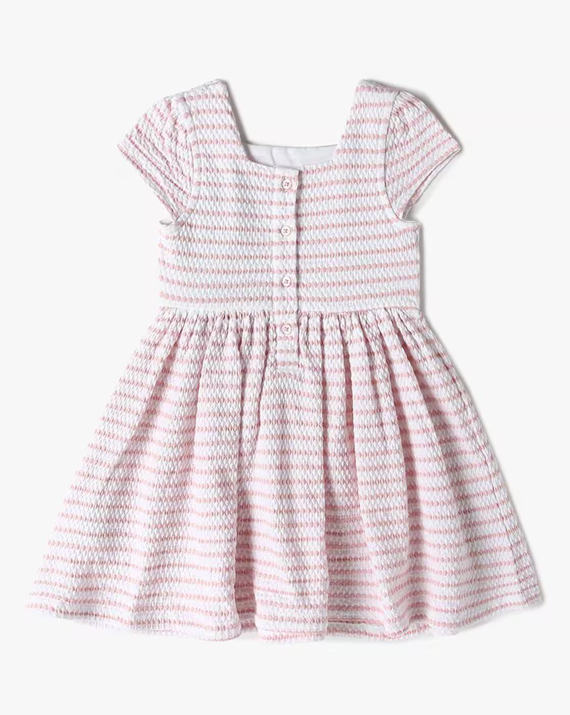 KNIT DRESS, PINK, 6-12M