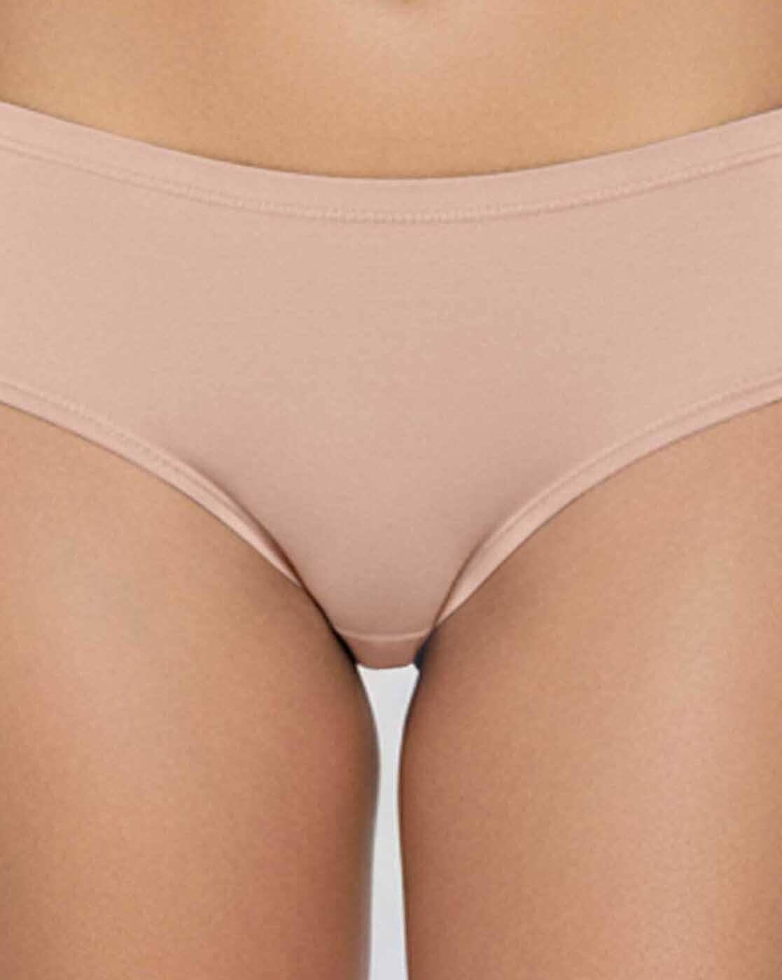 Pack Of 3 Low Rise Full Coverage Hipster Panties