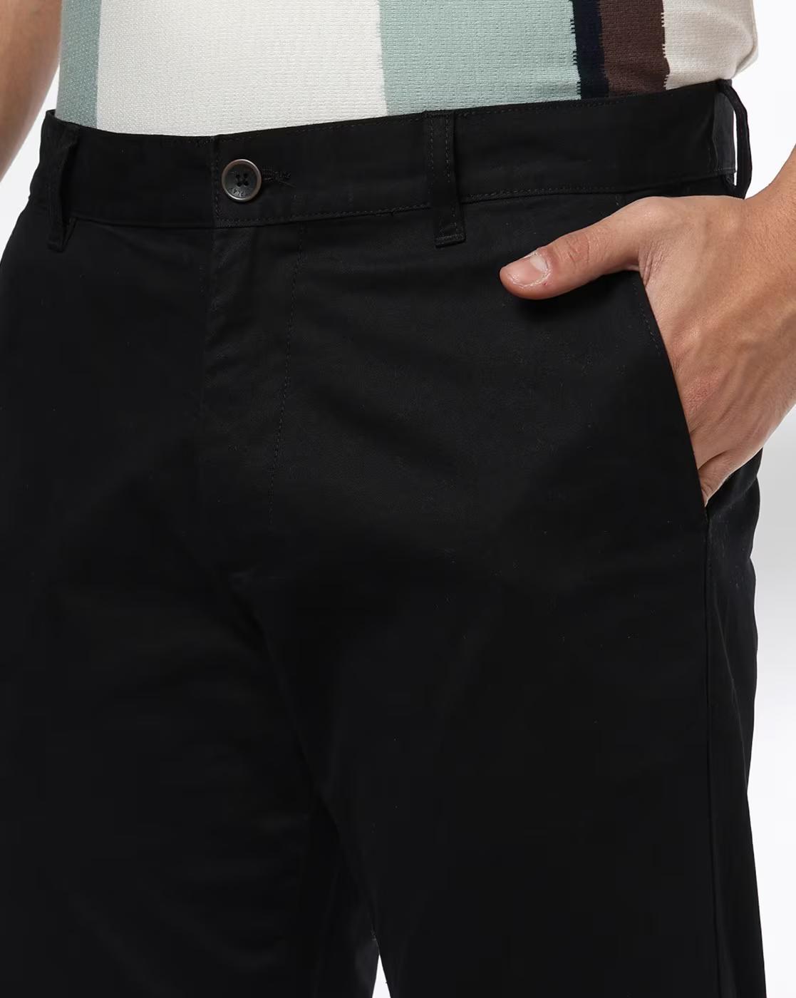 CORE CHINO TAPERED FIT, BLACK, 30