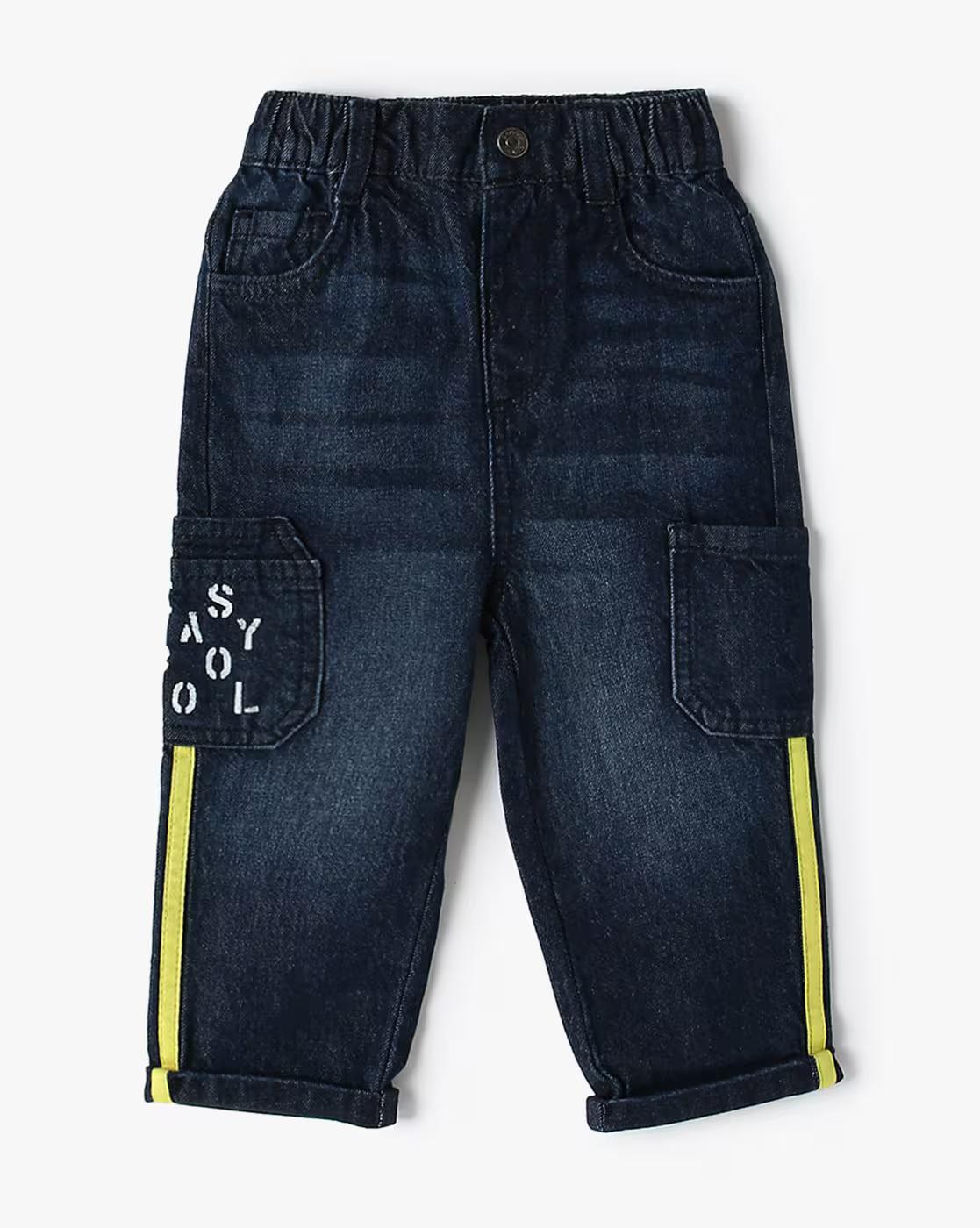 DENIM JEANS, BLUE, 6-12M