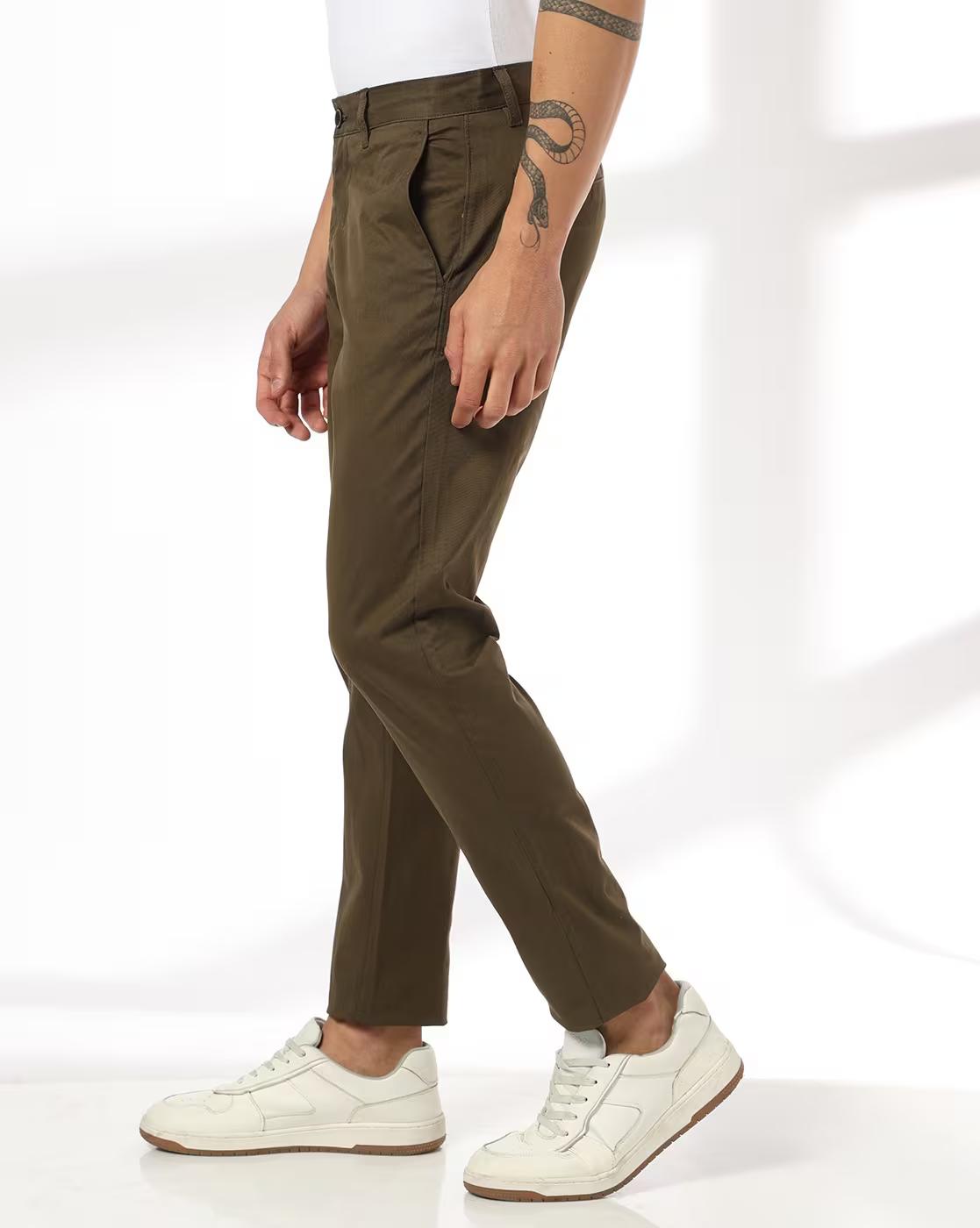 CORE CHINO TAPERED FIT, OLIVE, 30