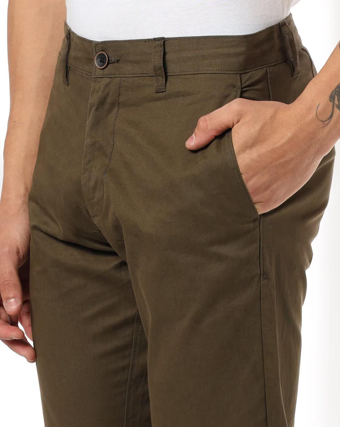 CORE CHINO TAPERED FIT, OLIVE, 30