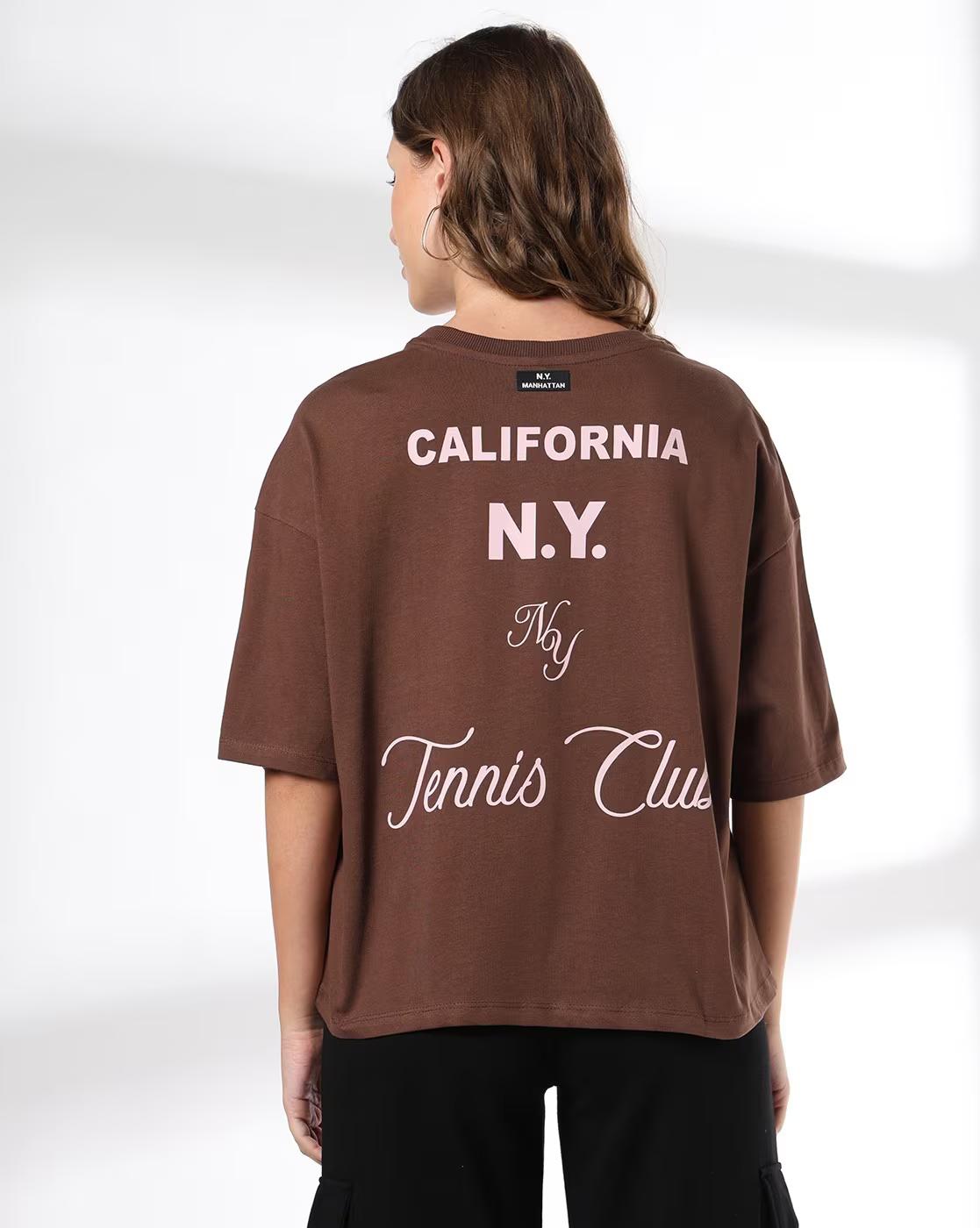 Women Graphic Print Oversized T-Shirt