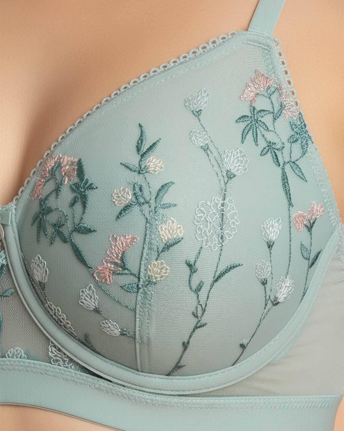 Wild Rose Padded Non-Wired Medium Coverage T-Shirt Bra