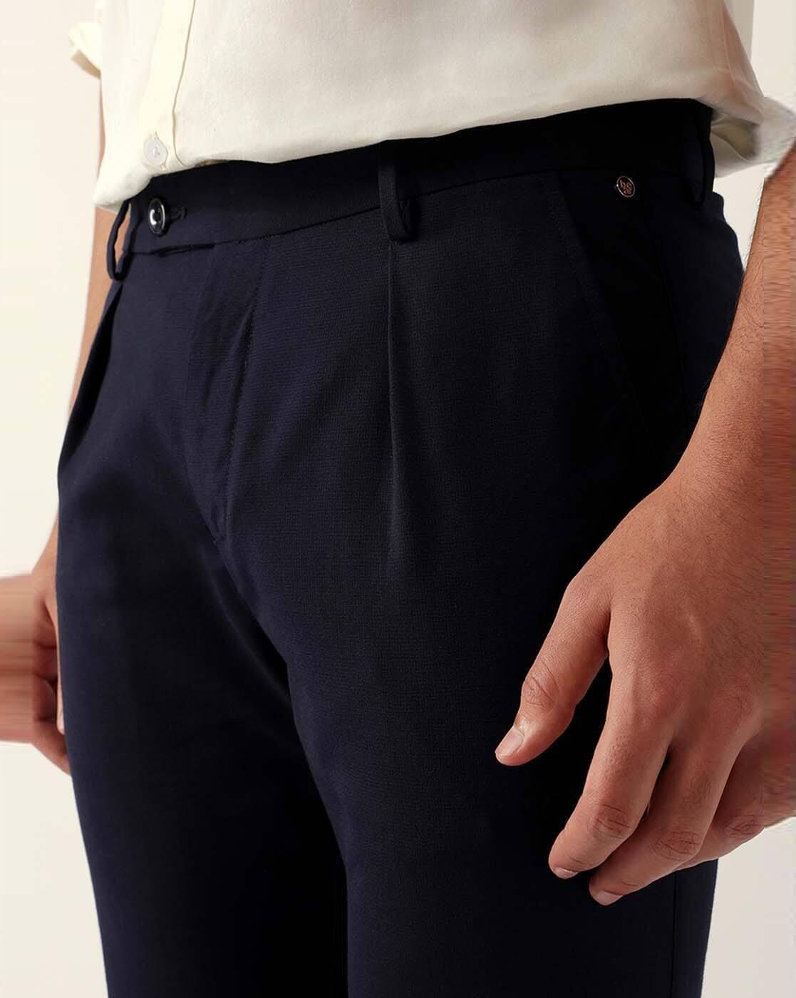 Men Regular Fit Formal Trouser