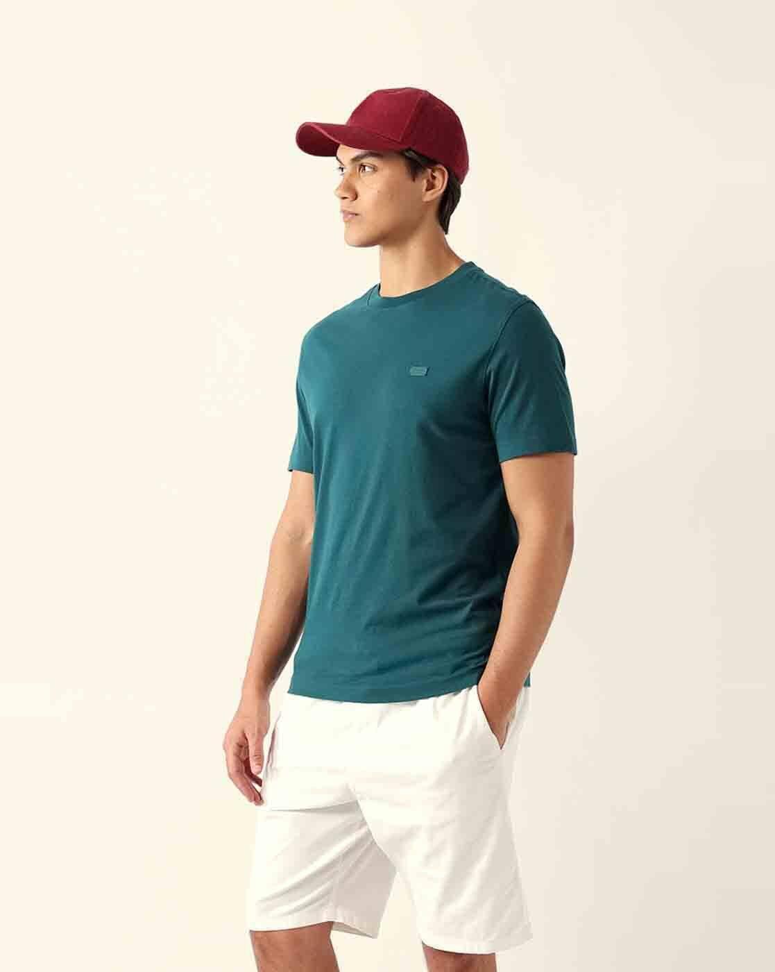 Men Cotton Round Neck Regular Fit T-Shirt