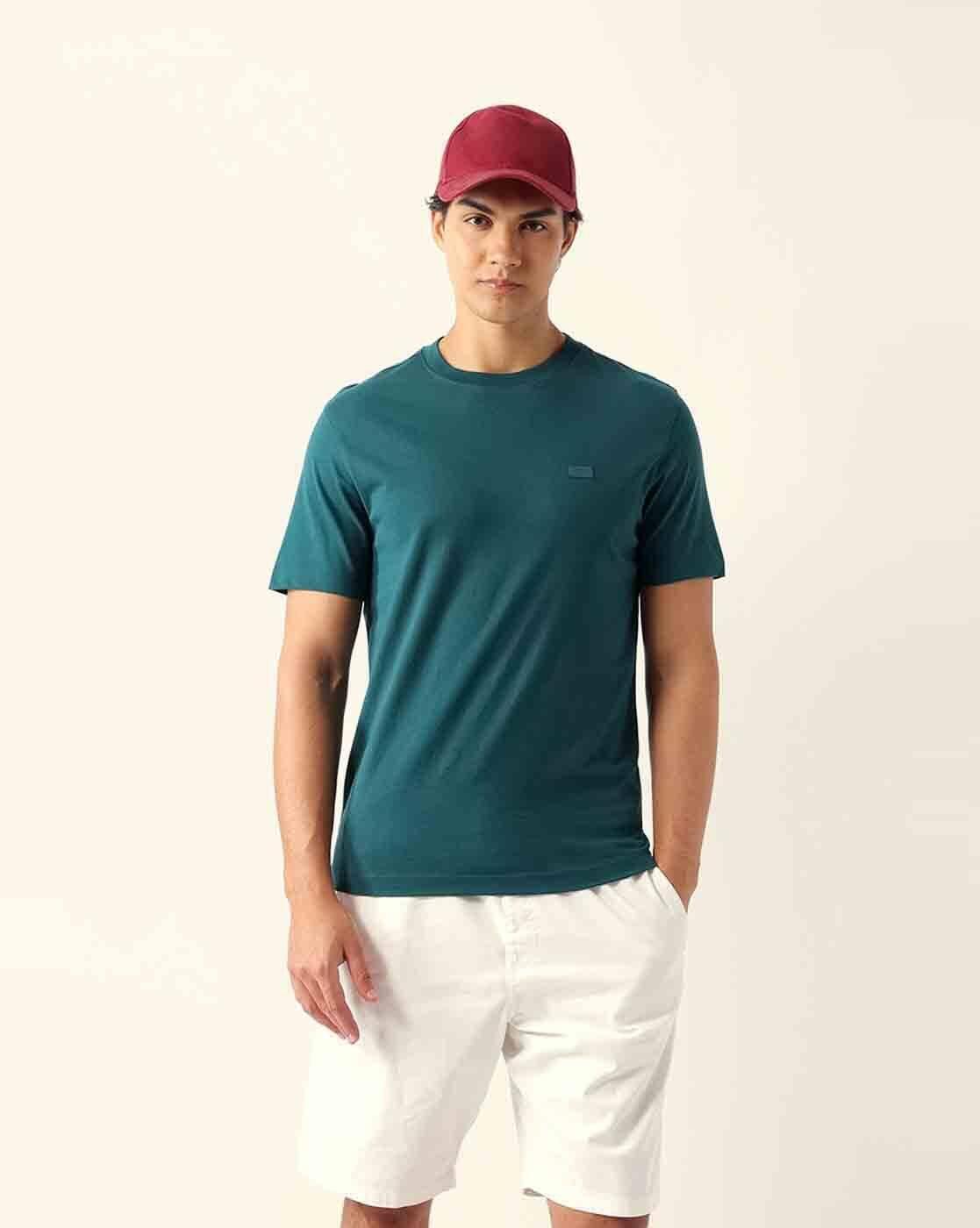 Men Cotton Round Neck Regular Fit T-Shirt